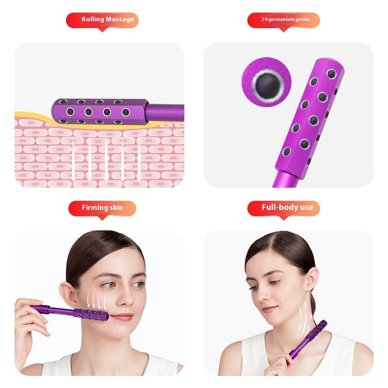 Beauty Stick Germanium Stone Lifting Facial Roller Beauty Massage Instrument Beauty Bar