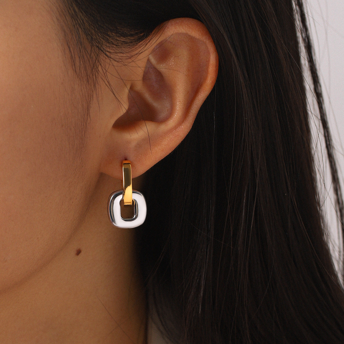 Trendy Fashionable Minimalist Double-ring