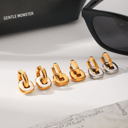 Trendy Fashionable Minimalist Double-ring